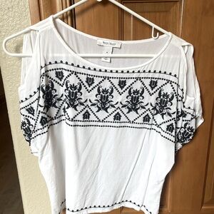 Black and white WHBM top